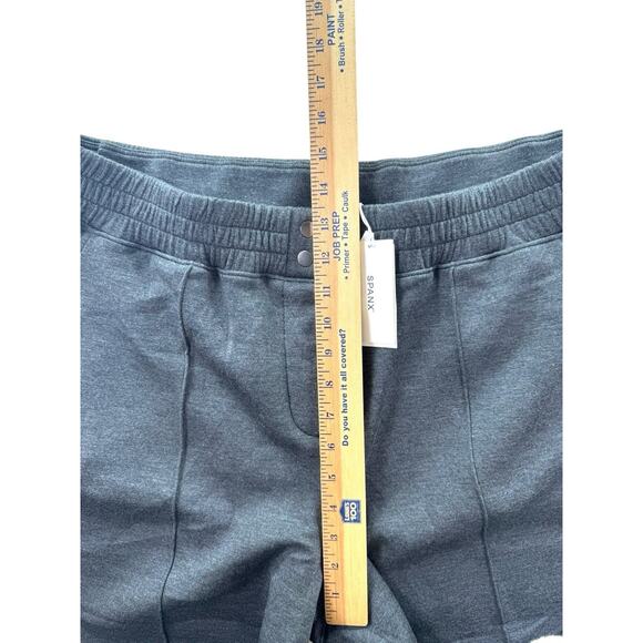 SPANX AirEssentials® Brushed Straight Leg Pant Sz Petite 1X Dark Heather Grey - Picture 11 of 15